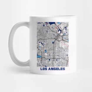 Los Angeles - Califonia MilkTea City Map Mug